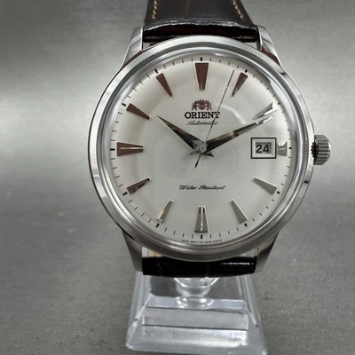 Reloj Orient Bambino Hombre 41mm Esfera Blanca Acero Inoxidable Fecha Redondo Automático V1 Foto 1 de 4