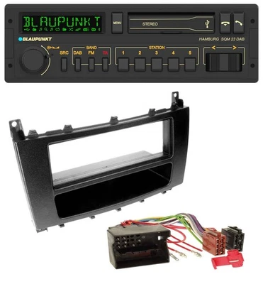 Blaupunkt USB DAB Bluetooth MP3 Autoradio für Mercedes CLK W209 C-Klasse W203 - Bild 1 von 4