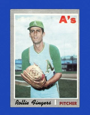 1970 Topps Set-Break #502 Rollie Fingers en muy buen estado-en muy buen estado (arruga) *GMCARDS* Foto 1 de 2