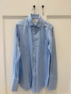 Men’s Hawes And Curtis Blue Shirt - Picture 1 of 8