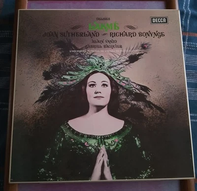 LAKME Vinyl x3 LP  Decca 1969 Joan Sutherland Richard Bonynge Play Tested Rare - Image 1 of 4