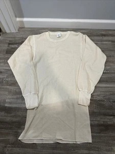 Vintage Thermal Shirt Long Johns J.E. Morgan Sz XL USA Made 80s 90s - Picture 1 of 5