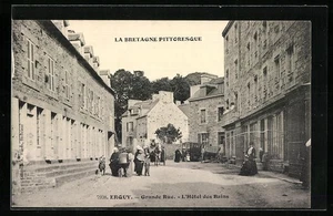 CPA Erquy, Grande Rue, L´Hotel des Bains - Picture 1 of 2
