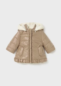 GIUBBINO GIUBBOTTO REVERSE NEONATA MAYORAL 2404 02404 BEIGE ORIGINALE AI 2026 - Picture 1 of 4