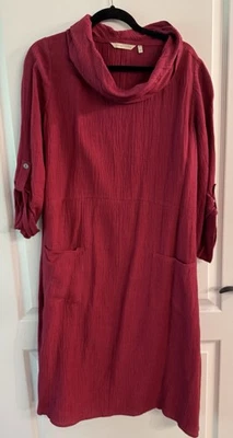 Soft Surroundings Everly Gauze Midi Dress PXL NWOT  Lagenlook Resort - Image 1 of 4
