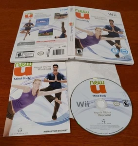 New U Mind Body, Yoga & Pilates Workout (Nintendo Wii, 2010) CIB komplett getestet - Bild 1 von 3