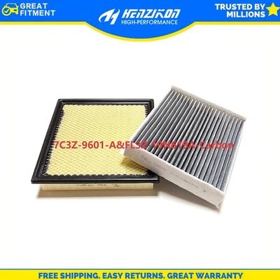 FILTRO DE AIRE DEL MOTOR FILTRO DE CABINA DE CARBONO para Ford Expidition F-150 - 550 y Navigator Foto 1 de 4