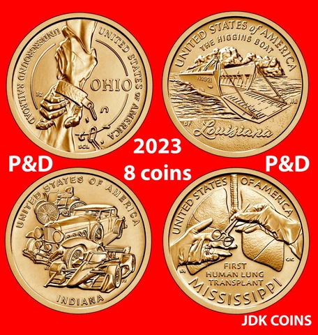 2023 P&D INNOVATION DOLLARS SUBSCRIPTION UNCIRCULATED 8 DOLLAR SET Cover