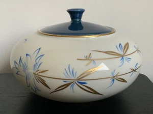 Lettin Porzellan,Bonbonniere (1950-1956) – Handbemalt, Vergoldet - Bild 1 von 7