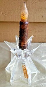 Nachtmann Bleikristall Kerzenhalter Glas Stern Germany Urlaub Weihnachten - Bild 1 von 11