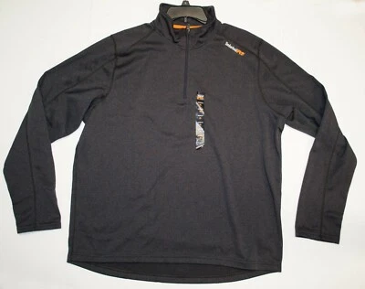 Timberland PRO Men's A112J Understory Quarter-Zip  Dark Charcoal Heather-XL - Image 1 of 4
