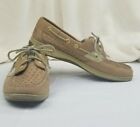 Sperry Top Sider Bluefish Leather Woven Boat Shoes Women's Sz 9.5M Style 9266784
