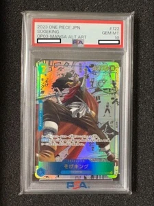 PSA 10 Sogeking OP03-122 fumetto manga parallelo alt art ONE PIECE card Giappone TCG - Foto 1 di 2