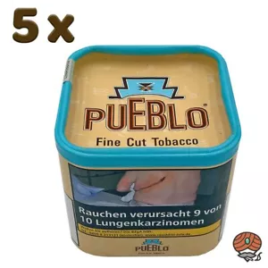 Pueblo Classic Feinschnitt Drehtabak Dose 5x 100g Tabak ohne Zusatzstoffe - Bild 1 von 1
