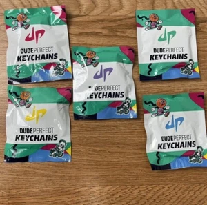 Lot of 5 Dude Perfect Keychains DP-Key 011, 012, 013, 014, 015 NEW SEALED - Picture 1 of 2