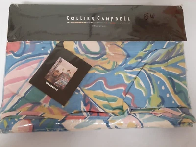 Collier Campbell Tambourine Full Flat Sheet or Pillowcases New Old Stock 1992 - Image 1 of 4