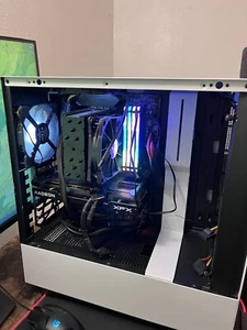 gaming pc desktop computer with monitor - Picture 1 of 4