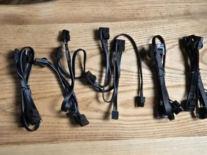 (5) Corsair YESTONE P01001 CONNECTORS CABLE 4pin PCI-E / Peripheral 6-Pin PCI-E - Picture 1 of 1