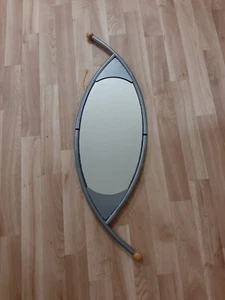 Spiegel klein rund L80cm B25cm Möbelstück Wanddeko - Bild 1 von 2