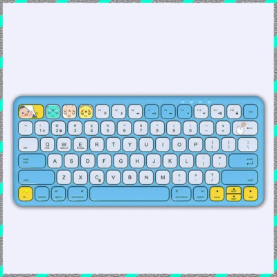 Bluetooth keyboard ultrathin Rechargeable mute Portable for PC ipad Mac Windows - Image 1 of 4