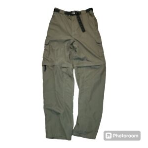 Magellan Fish Gear Youth Boys Sz XL 18-20 Convertible Pants Shorts Green  Belted