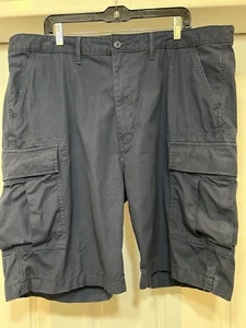 levis Cargo Men Shorts Blue Outdoors Navy Nautical Coastal Core Marine Sz 42 - Picture 1 of 11