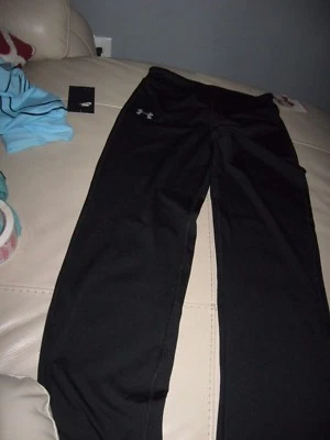 Leggings UNDER ARMOUR para meninas heatgear ou Allseasongear ajustadas, 84%plystr16% elast - Imagem 1 de 2