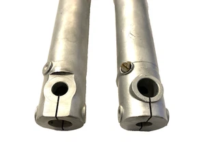1970s VINTAGE BETOR 35mm FORK LEGS for OSSA PIONEER 250, PAIR/EX/RESTO (#KP46) - Bild 1 von 6