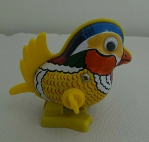Wind Up Jumping Chick, Exotica, no. 151, China, Henne, Blechspielzeug, OVP - Bild 1 von 7