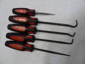 Craftsman Professional Pick and Hook Set BONUS Scratch Awl, made in USA - 5 pcs - Picture 1 of 5