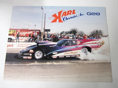 IHRA Original 93 Carl Moyer's ZR1 Corvette Pro Mod Carreras Pista Folleto Foto 1 de 2
