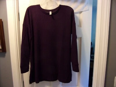 Suéter Top Zenana Outfitter Para Mujer Talla M Púrpura Manga Larga Ligero Largo Foto 1 de 3