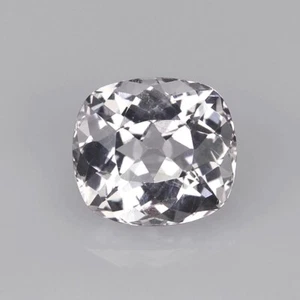 3.76 carats - Sparkling Half White Natural Namibian Apatite Cushion 2505458-12 - Picture 1 of 7