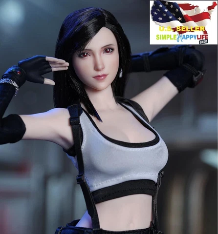 1/6 Tifa female head Fantasy Fighting Goddess For 12" PHicen figure SDH032A❶USA❶ Cover