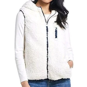 *NWT* Weatherproof Vintage Ladies Comfy Sherpa Vest (White, XL) - Picture 1 of 3