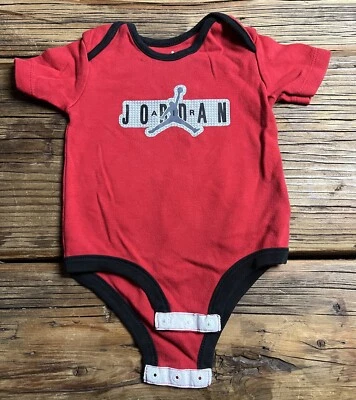 ✔️Air Jordan 23 Bodysuit 6-9 Months Basketball Baby Kids Infant - Image 1 of 4