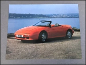 1990 Lotus Elan and SE Original 1-page Sales Brochure Leaflet Spec Sheet - Picture 1 of 2