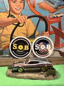 Hot Wheels 1969 69 Mercury Cyclone Chrome Silver Diecast USED NM Condition - Picture 1 of 10