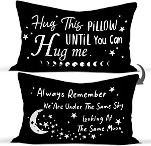 Hug Me Moon Pillow Covers Girlfriend Boyfriend Remember Me Gifts Decorative New - Picture 1 of 11