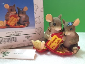 Charming Tails LOVE IS TIMELESS Mackenzie and Maxine Figurine - Picture 1 of 7