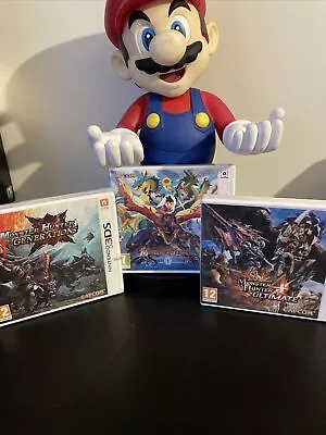 📟Nintendo 3DS--3x *New*-Games -Monster Hunter Generations+ Stories+IV-See Descp - Image 1 of 4