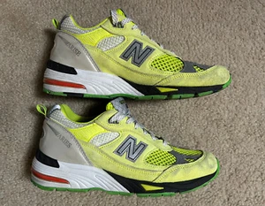 New Balance x Aries 991 Made in England Neon Yellow M991AFL sz 8, Men's arise - Picture 1 of 21