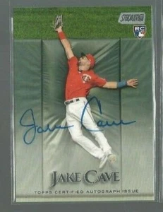 2019 Stadium Club Autographs #SCAJCA Jake Cave (ref 65779) - Picture 1 of 1