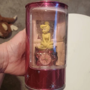 Disney TINKER BELL Pink Star Watch With A TINKER BELL Figure On A Spool Of Threa - Picture 1 of 1