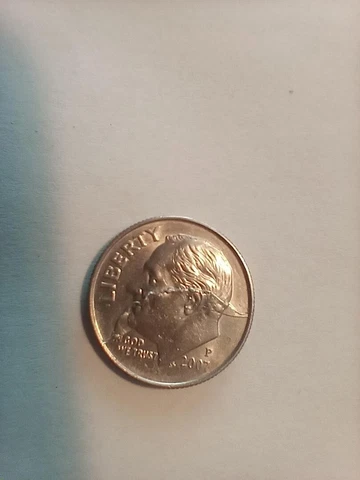 2007-P Roosevelt Dime - Mint Error Obverse Split Die Cover