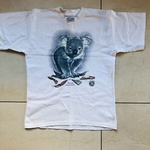 Vtg Men’s Animal Graphic Tee Koala Australia T-shirt Crew Neck Churinga Designs
