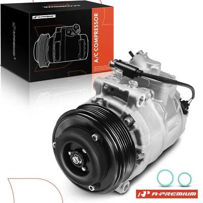 New A/C Compressor with Clutch for BMW 128i 2008-2013 328i 2008-2013 328i xDrive - Image 1 of 4