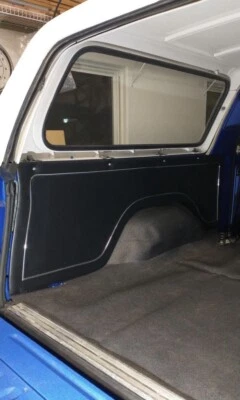 78-79 1978 1969 Ford Bronco Interior Repuesto Paneles Traseros Inserciones Puerta Negro Foto 1 de 4