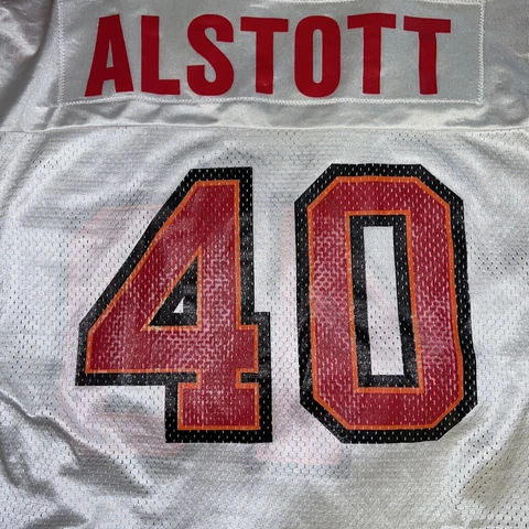 vintage Champion NFL tampa Bay Buccaneers Mike Alstott RARE JERSEY sz LARGE 44 Cover