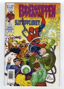 1990 MARVEL AMAZING SPIDER-MAN # 338 & #339 2ND APP SINISTER SIX II RARE NORWAY - Picture 1 of 2